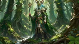 elf king in the forest