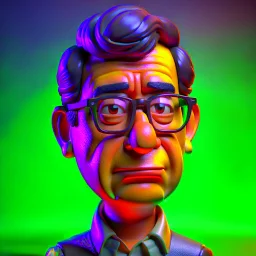 3d, cartoon, Gustavo Petro