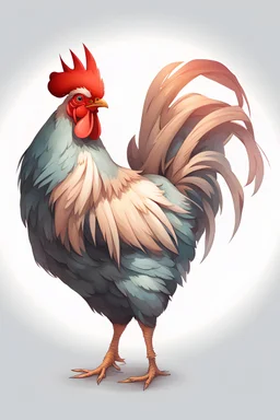 A cute Rooster
