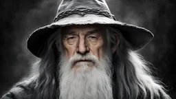 by j.r.r. tolkien, Gandalf, (grey but extremely beautiful:1.4), (masterpiece, best quality:1.4) , in the style of nicola samori,