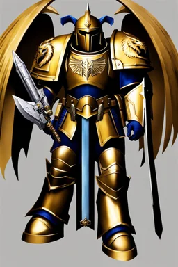 warhammer, space marine, lost legion, dragon legion, dragon warrior, fan art, dragon armor, dragon helmet, golden armor, armor with scale, second legion emblem, helmet details, bolter.jpeg