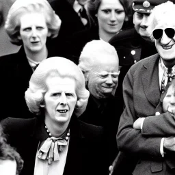 Eerie photo Jimmy saville Margaret Thatcher