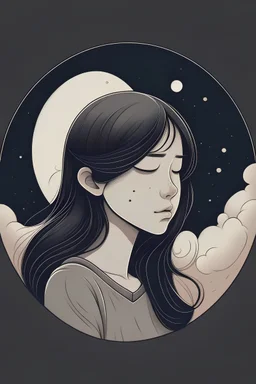 girl in the moon