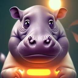 pixar art style of cute baby hippo in natural environment, monotone color, full body, by mobeius, au naturel, hyper detailed, digital art, trending in artstation, cinematic lighting, studio quality, smooth render, unreal engine 5 rendered, octane rendered, art style by klimt and nixeu and ian sprigger and wlop and krenz cushart