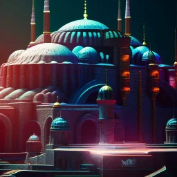 3d render, Rectangle Mothership under istanbul, ridley scott style, high details, high contrast, long explosure, hyper realistic, color grading, bokeh, rectangle background, unreal engine 5, 8k