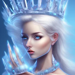 Ice crystal queen full image