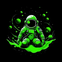 green outer space clean