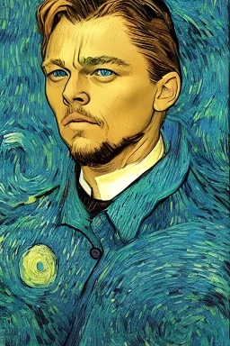 Leonardo di caprio mix van Gogh