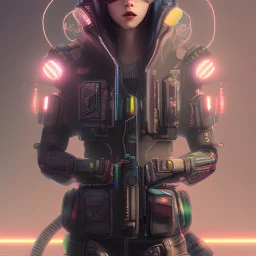 Girl cyberpunk is a thing of beauty