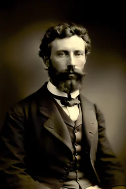 an Victorian era photograph of Sir Alaric