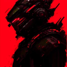 Greek Spartan with dark armour, plumed helmet, muted colors, black, white, red, glitch art, digital collage, HUD, futuristic, by Benedick Bana