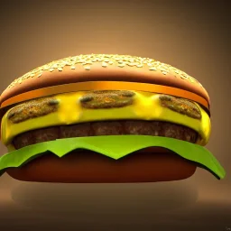 Alien, Cheeseburger, Realistic, 4K