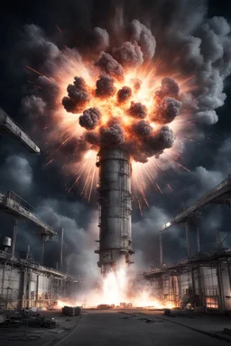 huge explosion at the dark matter reactor facility