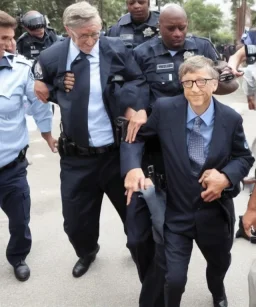 Bill gates arrested by police