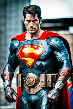 Rusted cyborg Superman, photograph