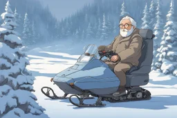 Studio Ghibli, Hayao Miyazaki, Snowmobile adventure, Alberta