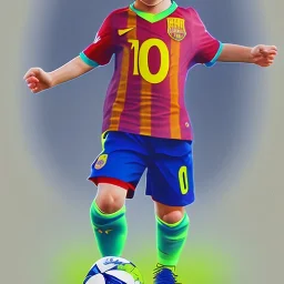 Messi at 3 years old