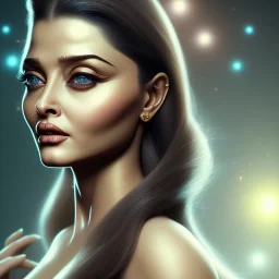 aishwarya rai, by Mahmoud Sai, Cartographic, Circuitry, Golden Hour, Closeup-View, 16k, Lumen Global Illumination, Diffraction Grading