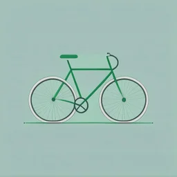 minimalistic bicycle illustration