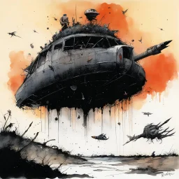 [art by Ralph Steadman] Future Darkness