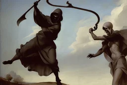 grim reaper swinging] by Andrea del Sarto