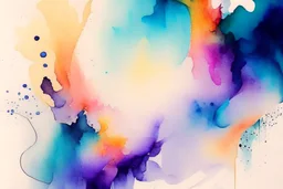 watercolour abstract in the style of Sabrina Garrasi