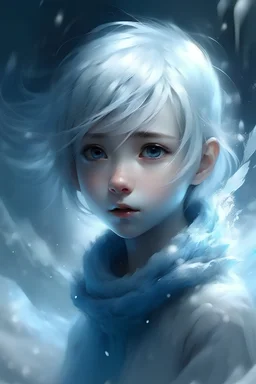 The spirit of the realm of ice and snow. The spirit takes on the form of a little girl with short hair.