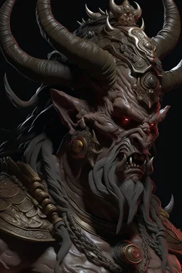 demon zeus , trending on artstation, sharp focus, studio photo, intricate details, highly detailed, by greg rutkowski