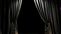 closing curtain