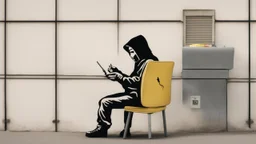 hacker by banksy