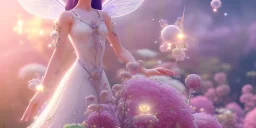 crystal subtle flower in a galactic ambiance beautiful fairy, transparent, delicate colors, in the foreground, full of details, smooth,soft light atmosphere, light effect,vaporwave colorful, concept art, smooth, extremely sharp detail, finely tuned detail, ultra high definition, 8 k, unreal engine 5, ultra sharp focus