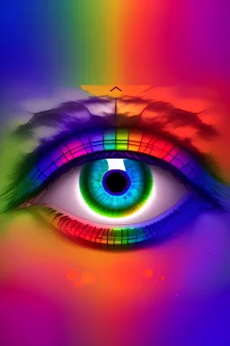 rainbow eyes