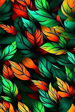 background leaves abstract