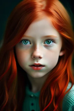 Girl with red hair c