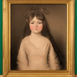 Portrait of a girl made by a man