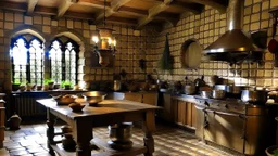 inside the great castle kitchen