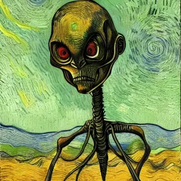 alien by van gogh