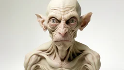 Moises , sin pelo con mirada vaga y color de piel blanca
