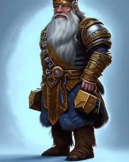 D&D character, dwarf, heavy armor, war hammer, smite, helmet, battle, angry