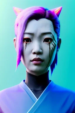 portrait, Asian cyborg woman, samurai warrior :: symmetry photography, cyberpunk style, cyborg eyes, pink hair :: wires connect, perfect eyes, samurai helmet, tiger mask, black samurai army, katana, ghost in the shell, pink, white, black, glow eyes, cinematic, Ultra realistic, dark scene, soft color, highly detailed, unreal engine 5, RTX, ultra detail, 3d, finely drawn, high definition.