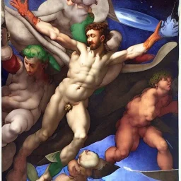 Michelangelo, space battle