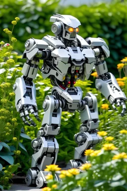 Robotic superhero with the power to control plants