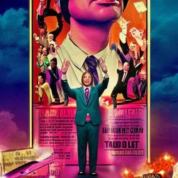 Saul Goodman in a Saturday Night Fever dream movie poster