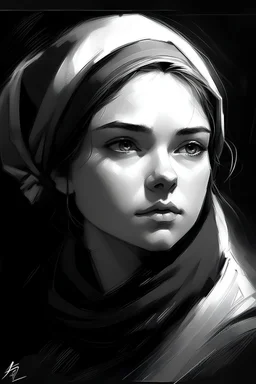 Make a simple, black-and-white pencil sketch-style associative composition with contrasting light and shade to this poem: It is possible that I will not be there, I may be gone for a time, But there will be dawn lips To kiss the young earth. And my elderly destiny To Podillya, Halych and the Steppe With brown eyes, black eyebrows You will carry me in your heart. You will rock me, you will rock me, you will study me For a lifetime and for a single moment By your side, eternal and supreme, You