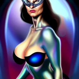 ultra detailed portrait of busty beautiful Invisible CatWoman , extremely detailed digital painting, extremely detailed face,crystal clear Blue eyes, in the style of robert e howard and pablo oliveira and Ken Kelley and Gustav Klimt ,mystical colors,perfectly centered image, perfect composition, rim light, beautiful lighting,8k, stunning scene, raytracing