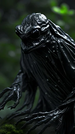 A frog black vein, human veins, mixing together a lot of them, like a forest, big and small veins a lot of them,