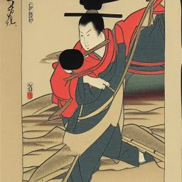 war ukiyo-e art