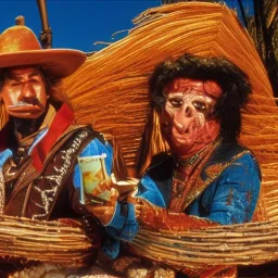 Insanely detailed photograph of an “ El Guapo from three amigos"