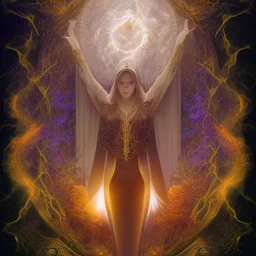 Wiccan, Witch, magic realm, elements: fire, earth, light, plants, are, water, darkness