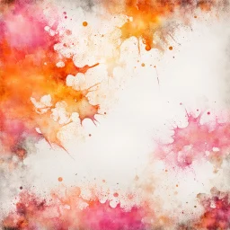 Hyper Realistic White, Orange & Pink Multicolored Grungy-Textured-Background